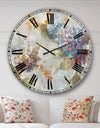 Autumn Hydrangea - Traditional Wall CLock