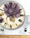 Abundant Hydrangea Flower II - Floral Cottage Large Wall CLock