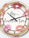 Chic Accents VI - Glam Oversized Wall CLock