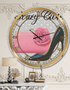 Glam fashion High Heels I - Glam Large Wall CLock