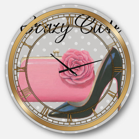 Glam fashion High Heels I - Glam Large Wall CLock
