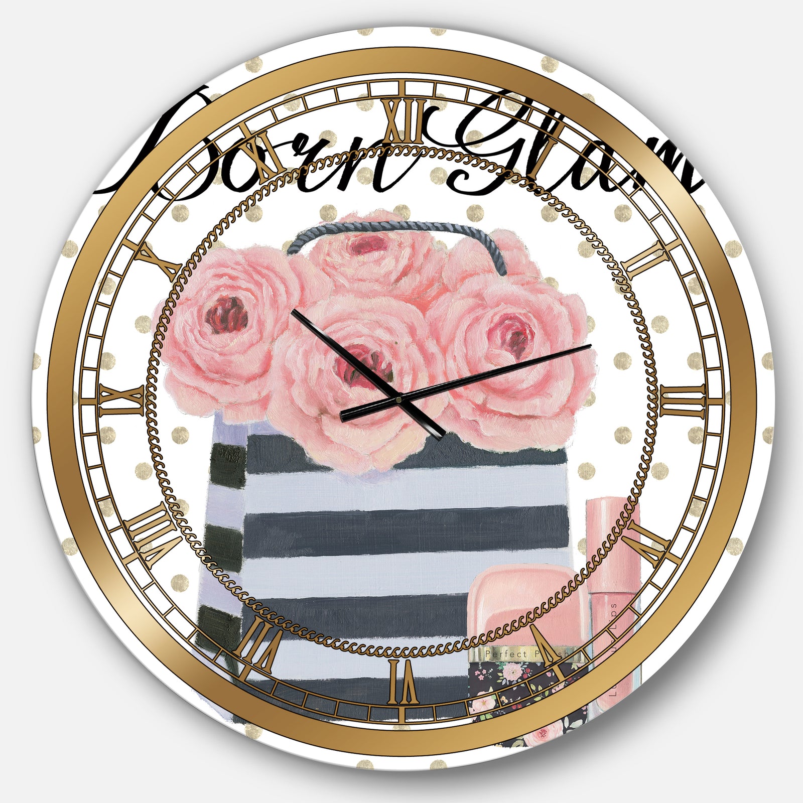 Simply Splendid II - Posh & Luxe Wall CLock