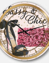 Glam fashion High Heels II - Posh & Luxe Wall CLock