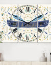 Just a Lakeaholic - Cottage 3 Panels Large Wall CLock