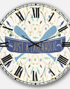 Just a Lakeaholic  - Lake House Large Wall CLock