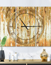 The Forest I Fall Crop - Glam 3 Panels Oversized Wall CLock