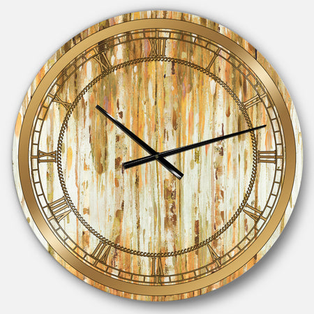 The Forest I Fall Crop - Glam Large Wall CLock