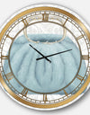 Glam cosmetics Blue Bag - Posh & Luxe Large Wall CLock