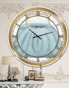 Glam cosmetics Blue Bag - Posh & Luxe Large Wall CLock