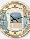 Glam cosmetics Blue accessories - Glam Large Wall CLock