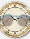 Glam cosmetics Blue Sun Glasses - Posh & Luxe Large Wall CLock