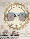 Glam cosmetics Blue Sun Glasses - Posh & Luxe Large Wall CLock