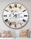 Farmhouse Moment Barns - Farmhouse Large Wall CLock