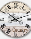 Farmhouse Moment Tractors - Farmhouse Wall CLock