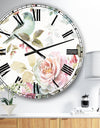 Beautiful Bird Romance II - Traditional Large Wall CLock