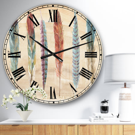 Feathers Cottage Family  - Lake House Wall CLock