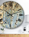 White Birch Forest I - Modern Farmhouse Wall CLock