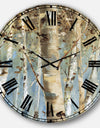 White Birch Forest II - Modern Farmhouse Oversized Wall CLock