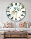 My Greenhouse Cottage Flowers IV - Traditional Wall CLock