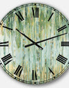 The Gray Barn Jartop 'Golden Birch Forest V - Farmhouse Oversized Metal Clock