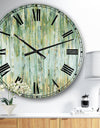 The Gray Barn Jartop 'Golden Birch Forest V - Farmhouse Oversized Metal Clock