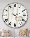 A Woodland Walk into the Forest I - Modern Farmhouse Large Wall CLock