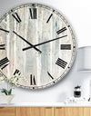 The Gray Barn Jartop 'A Woodland Walk into the Forest III - Farmhouse Oversized Metal Clock