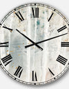 The Gray Barn Jartop 'A Woodland Walk into the Forest VI - Farmhouse Oversized Metal Clock