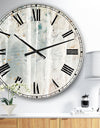 The Gray Barn Jartop 'A Woodland Walk into the Forest VI - Farmhouse Oversized Metal Clock