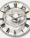 Bear Wild and Beautiful IV - Wildlife Animal Large Wall CLock