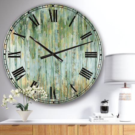 The birch Forest II - Traditional Large Wall CLock