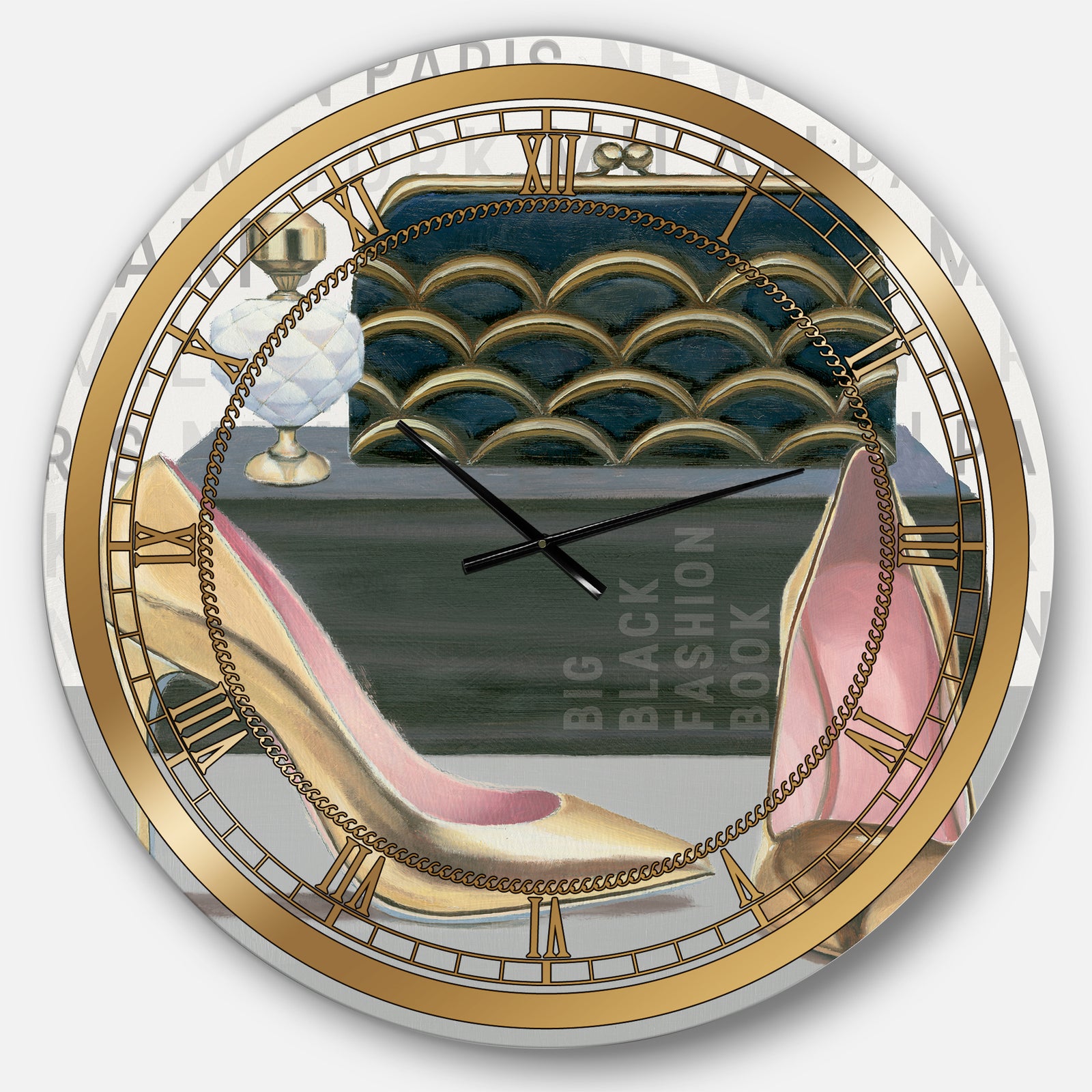 Glam fashion High Heels IV - Posh & Luxe Wall CLock