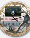 Glam fashion High Heels VI - Posh & Luxe Wall CLock