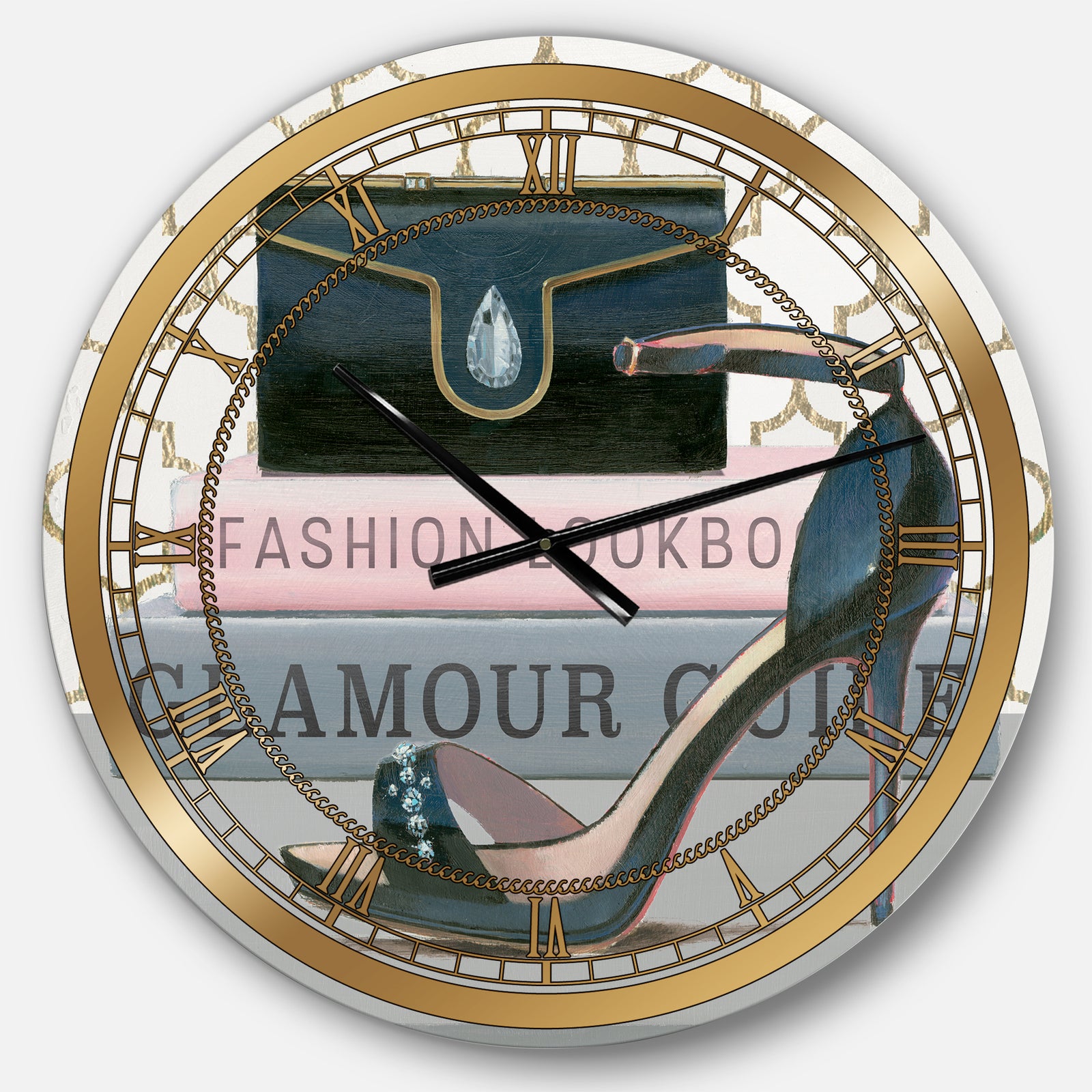 Glam fashion High Heels VI - Posh & Luxe Wall CLock
