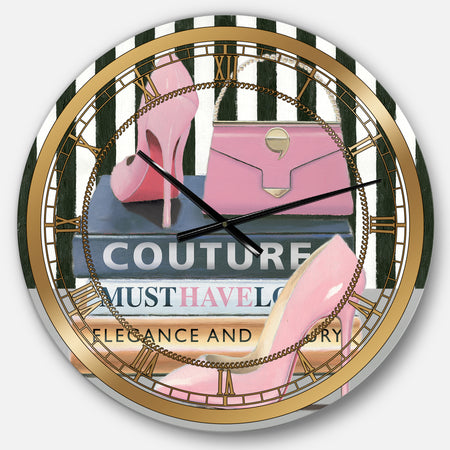 Glam fashion High Heels VII - Posh & Luxe Wall CLock