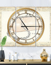 Chic Galm Closet II - Glam 3 Panels Large Wall CLock