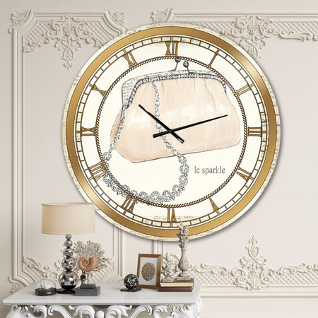 Chic Galm Closet II - Glam Large Wall CLock