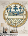 Fleur de Lis Gold Crown - Ornate Glam Large Wall CLock