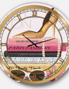 Paris Glamourous Gold Style III - Glam Wall CLock