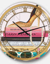 Paris Glamourous Gold Style IV - Glam Large Wall CLock