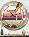 Paris Glamourous Gold Style IV - Glam Large Wall CLock