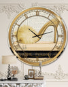 Gold Fashion High Hells II - Posh & Luxe Large Wall CLock