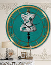 French Couture IV - Glam Large Wall CLock