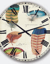 Feathers Cottage Family II - Cabin & Lodge Large Wall CLock