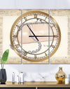 Glamorous Sparkle Purse I - Glam 3 Panels Large Wall CLock