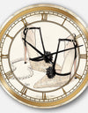 Glamorous Black Diamond Stiletto II - Glam Wall CLock