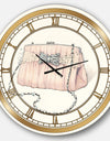 Glamorous Sparkle Purse II - Glam Large Wall CLock