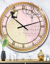 French chandeliers Couture II - Glam Large Wall CLock