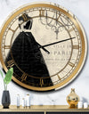 French chandeliers Couture IV - Glam Wall CLock