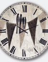 French Bird Flea Market - Farmhouse Large Wall CLock